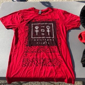 twenty one pilots band tee from hot topic.